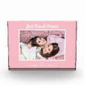 Best Friends Forever aangepaste foto roze (Voorkant)