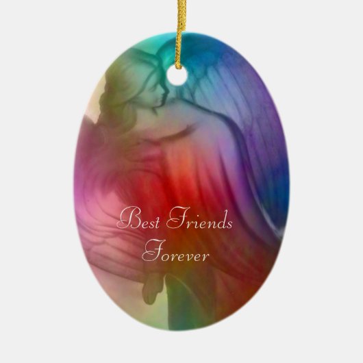Best Friends Forever Angel - Ornament (Voorkant)