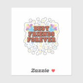 best friends forever,best friend day, funny, party sticker (Vel)