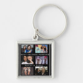Best Friends Forever BFF Custom 6 Photo Collage Sleutelhanger