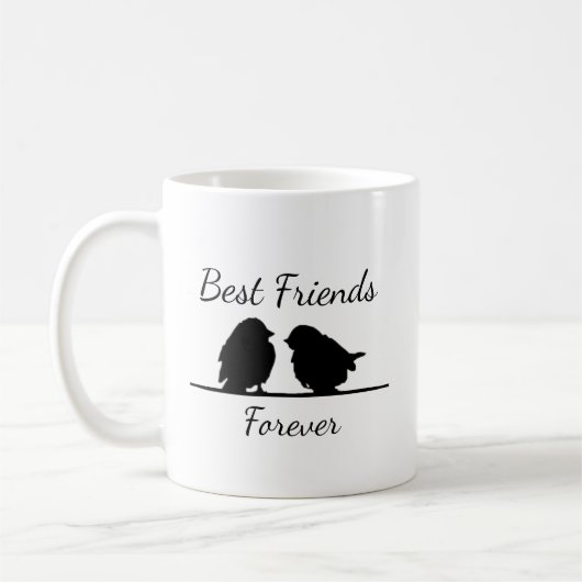 Best Friends Forever, BFF Cute Birds Koffiemok (Links)