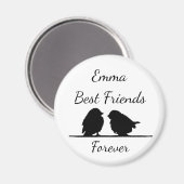 Best Friends Forever, BFF Cute Birds Magneet (Voorkant / Achterkant)