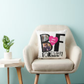 Best Friends Forever BFF Cute Moderne Photo Kussen (Stoel)