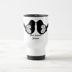 Best Friends Forever, BFF Cute Tortelduifjes Reisbeker