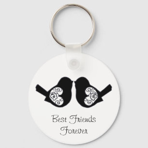Best Friends Forever, BFF Cute Tortelduifjes Sleut Sleutelhanger