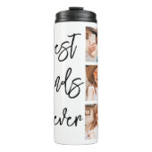 Best Friends Forever BFF Photo Collage Thermosbeker (Voorkant)