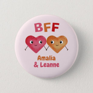 Best Friends Forever BFF schattige Sticker van het Ronde Button 5,7 Cm