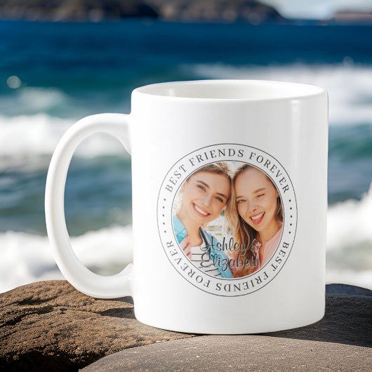 Best Friends Forever BFF Simple Moderne Photo Koffiemok