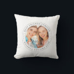 Best Friends Forever BFF Simple Moderne Photo Kussen<br><div class="desc">Dit eenvoudige en klassieke ontwerp is samengesteld uit serif typografie en voegt een douanefoto toe. "Beste vrienden voor altijd" circuleert de foto van je vrienden</div>