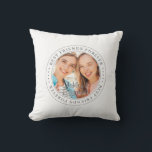 Best Friends Forever BFF Simple Moderne Photo Kussen<br><div class="desc">Dit eenvoudige en klassieke ontwerp is samengesteld uit serif typografie en voegt een douanefoto toe. "Beste vrienden voor altijd" circuleert de foto van je vrienden</div>