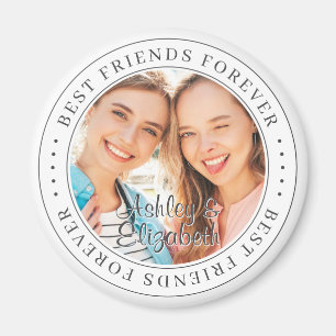 Best Friends Forever BFF Simple Moderne Photo Magneet