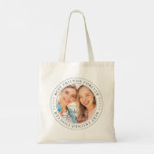 Best Friends Forever BFF Simple Moderne Photo Tote Bag (Achterkant)