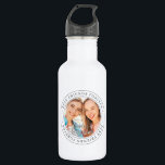 Best Friends Forever BFF Simple Moderne Photo Waterfles<br><div class="desc">Dit eenvoudige en klassieke ontwerp is samengesteld uit serif typografie en voegt een douanefoto toe. "Beste vrienden voor altijd" circuleert de foto van je vrienden</div>