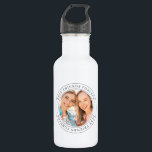 Best Friends Forever BFF Simple Moderne Photo Waterfles<br><div class="desc">Dit eenvoudige en klassieke ontwerp is samengesteld uit serif typografie en voegt een douanefoto toe. "Beste vrienden voor altijd" circuleert de foto van je vrienden</div>
