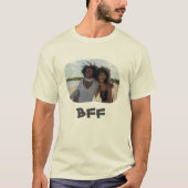 Best Friends Forever BFF uploadt onze horizontale  T-shirt (Voorkant)