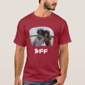 Best Friends Forever BFF uploadt onze horizontale  T-shirt (Voorkant)