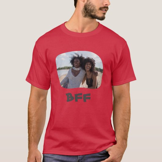 Best Friends Forever BFF uploadt onze horizontale  T-shirt (Voorkant)