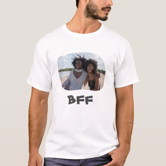 Best Friends Forever BFF uploadt onze horizontale T-shirt (Voorkant)