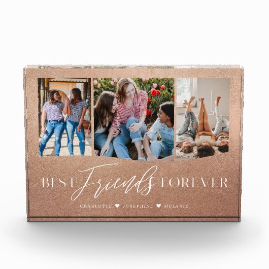 Best Friends Forever BFFs Photo Keepomwille Roos G Fotoblokken (Voorkant)