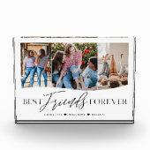 Best Friends Forever BFFs Three Photo Keepomwille Fotoblokken (Voorkant)