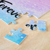 Best Friends Forever Blonde Brunette Color Splash Legpuzzel (Zijkant)