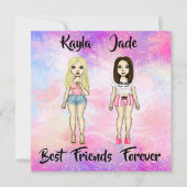 Best Friends Forever Blonde en Brunette Custom (Voorkant)