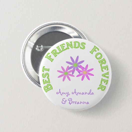 Best Friends Forever Button (Voorkant /achterkant)