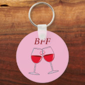 Best Friends Forever Button Key Ring Sleutelhanger (Voorkant)