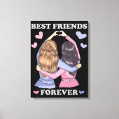 Best Friends Forever Canvas Afdruk (Voorkant)