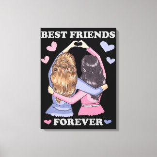 Best Friends Forever Canvas Afdruk