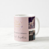 Best Friends Forever – Custom 4-Photo Collage Mug Koffiemok (Voorkant rechts)