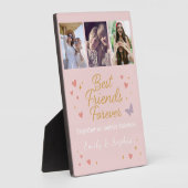 Best Friends Forever – Custom Friendship Plaque Fotoplaat (Zijkant)