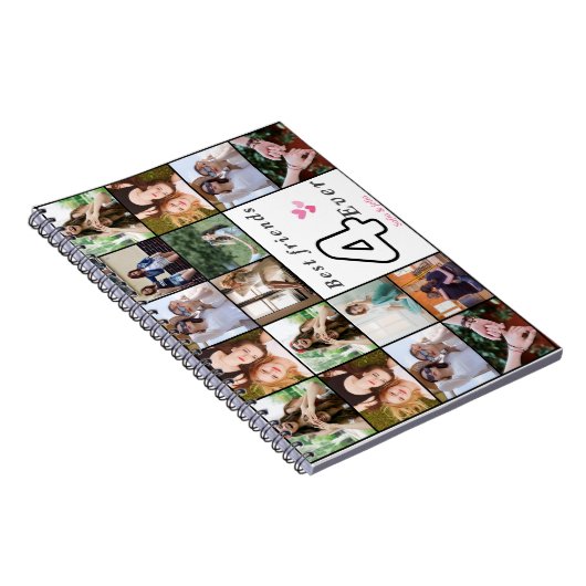 Best Friends Forever Custom Spiral Notebook – Phot Notitieboek (Rechterzijde)