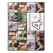 Best Friends Forever Custom Spiral Notebook – Phot Notitieboek (Voorkant)