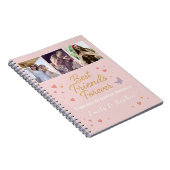 Best Friends Forever –Custom Spiral Photo Notebook Notitieboek (Rechterzijde)