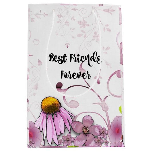 Best Friends Forever, Daisy Graphic Design Medium Cadeauzakje (Voorkant)