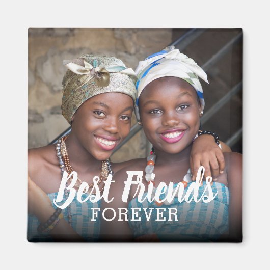 Best Friends Forever Foto | Besties Magneet (Voorkant)