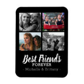 Best Friends Forever Foto Collage Fridge Magneet (Verticaal)