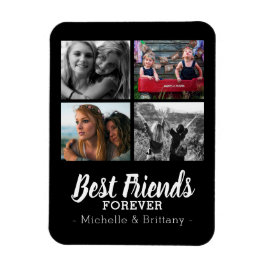 Best Friends Forever Foto Collage Fridge Magneet
