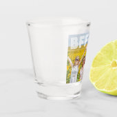 Best Friends Forever Foto Moderne Typografie Shot Glas (Links)