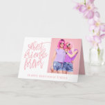 Best Friends Forever Foto Roze happy Birthday Kaart<br><div class="desc">Best Friends Forever Foto Roze happy Birthday Speciaal voor je bijen op haar verjaardag. Voeg gemakkelijk uw eigen favoriete foto van u allebei toe en personaliseer uw groet bij de bodem en de binnenkant.</div>