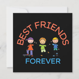 BEST FRIENDS FOREVER, FRIENDSHIP, FRIEND DAY KAART