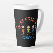 BEST FRIENDS FOREVER, FRIENDSHIP, FRIEND DAY LATTE MOK (Rechterhoek)