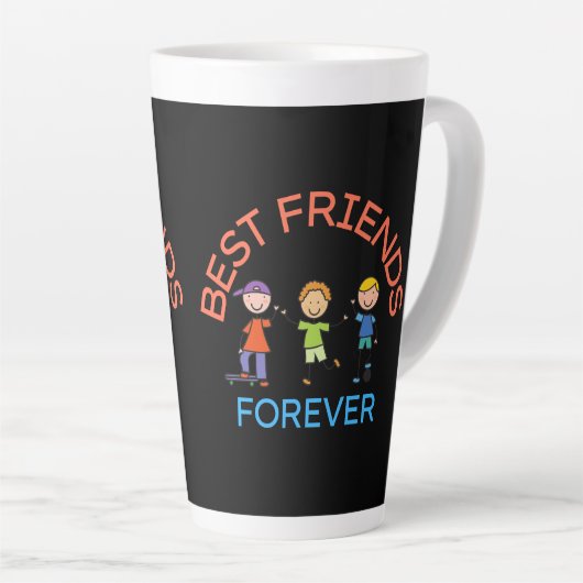 BEST FRIENDS FOREVER, FRIENDSHIP, FRIEND DAY LATTE MOK (Rechterhoek)