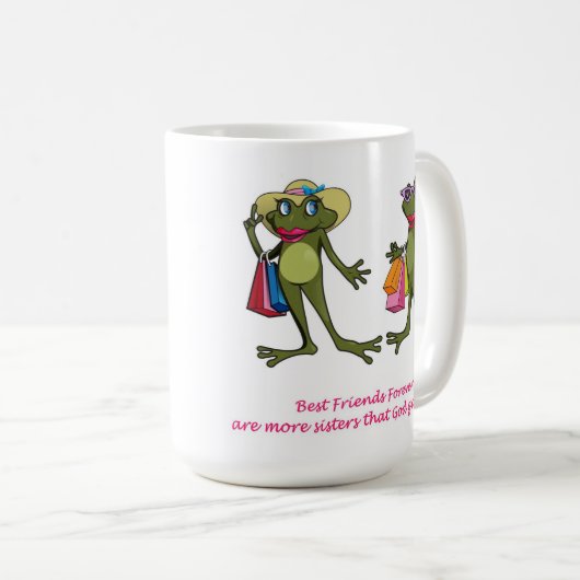 Best Friends Forever Frog Mok (Voorkant rechts)