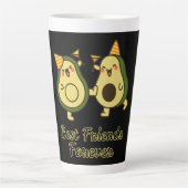BEST FRIENDS FOREVER, FUNNY AVOCADO, FRIENDS DAY LATTE MOK (Voorkant)