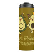 BEST FRIENDS FOREVER, FUNNY, AVOCADO, FRIENDS DAY THERMOSBEKER (Voorkant)