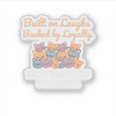 BEST FRIENDS FOREVER, FUNNY CAT, FRIENDSHIP DAY STICKER (Voorkant)