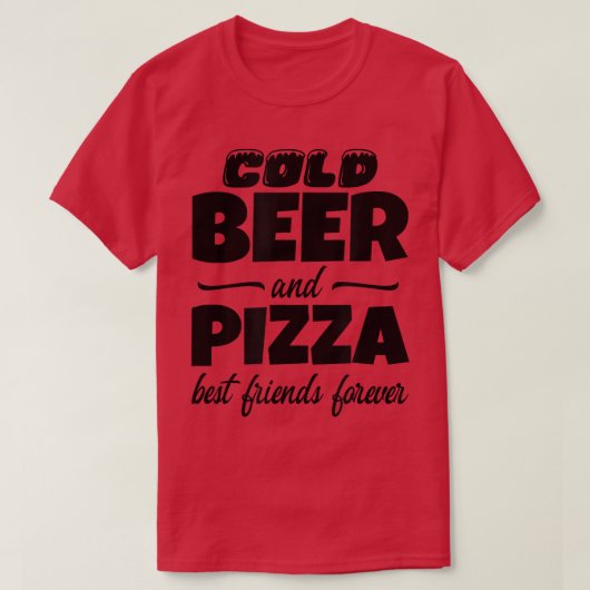Best Friends Forever Funny Commo T-shirt (Design voorkant)