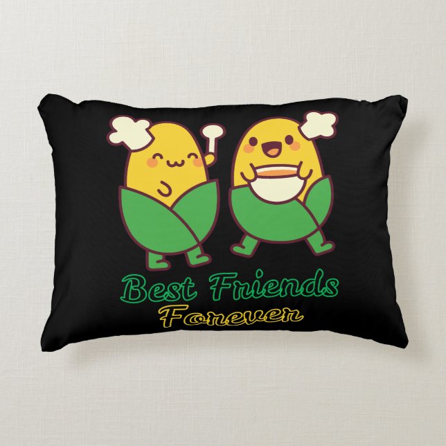 BEST FRIENDS FOREVER, FUNNY, GIFTS, BEST FRIEND ACCENT KUSSEN (Voorkant)